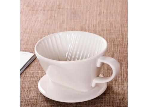 gallery image of Pour Over - Wedge Dripper Ceramic White