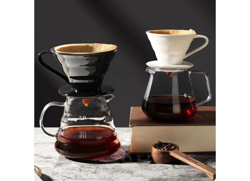 gallery image of ​Ceramic Pour over - V60 Dripper White
