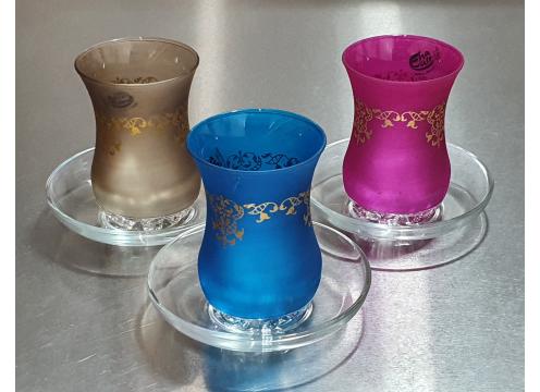 gallery image of Turkish Tea Glass & Saucer - Cem