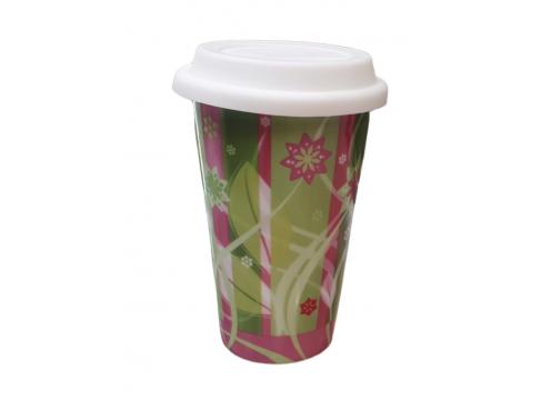 product image for Travel Mug - Pink & Green