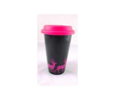 image of Travel Mug - Pink Deer