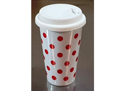 product image for White & Red Dot go Mug