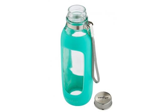 gallery image of H2O Contigo Purity Glass Water Bottle - Jade