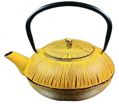 image of Cast Iron Teapot - Canary