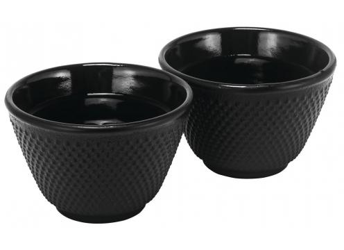 product image for Cast Iron Cups Black Hob nail Set of 2
