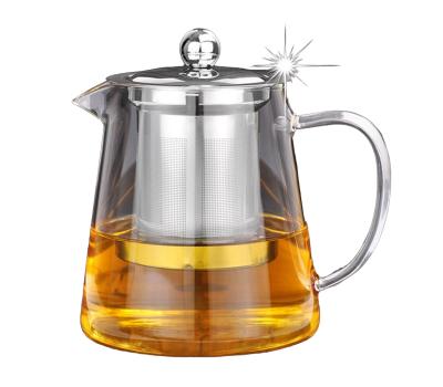 image of Duo Glass Teapot - SS Infuser
