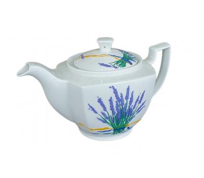 image of Bone China Lavender Teapot