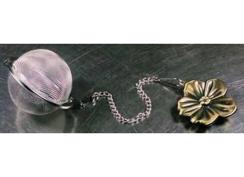 gallery image of Tea Ball Infuser - Bronze Flower