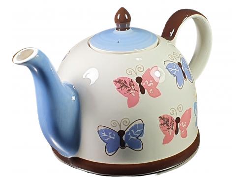 gallery image of Ceramic Teapot Butterfly