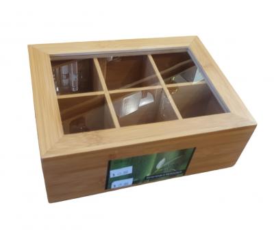 image of Tea Chest Bamboo 6 Sections