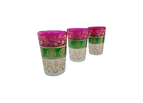 product image for Moroccan Glass - Purple & Green & Clear