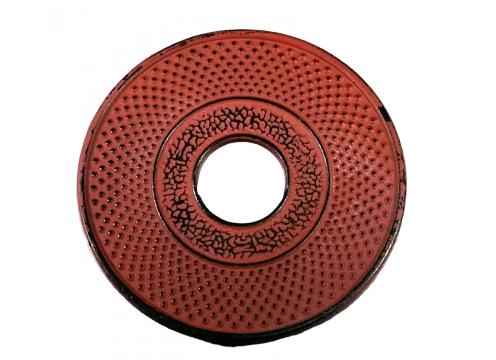 gallery image of Cast Iron Trivet Hob Nail Red