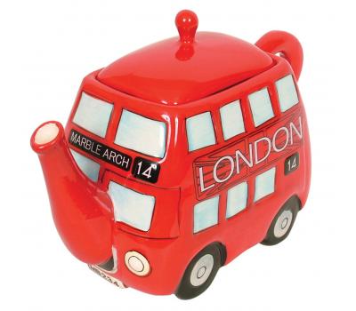 image of Dakota London Bus Teapot Large