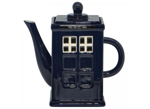 product image for Dakota Police Box Teapot Blue