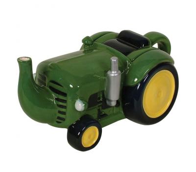 image of Dakota Tractor - Green Teapot