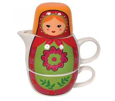 image of Russian Doll Tea for One - 4 Colours