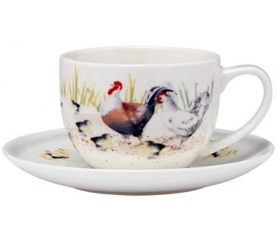 image of Ashdene Country Chickens Cup & Saucer