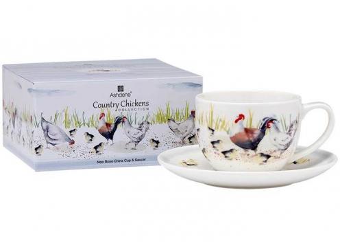 gallery image of Ashdene Country Chickens Cup & Saucer