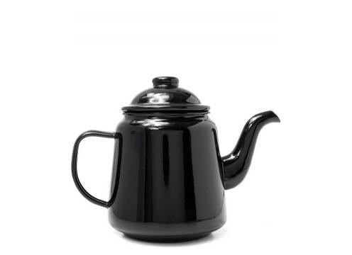 gallery image of Enamel Tea or Coffee pot Black 