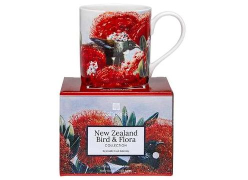 gallery image of Ashdene Mug NZ Bird & Flora - Tui