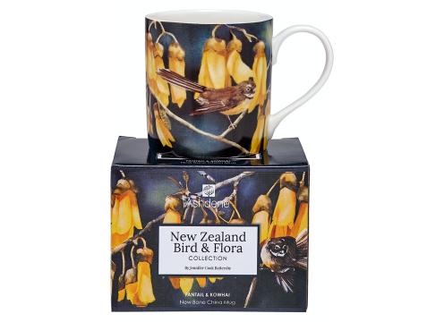 gallery image of Ashdene Mug NZ Bird & Flora - Fantail