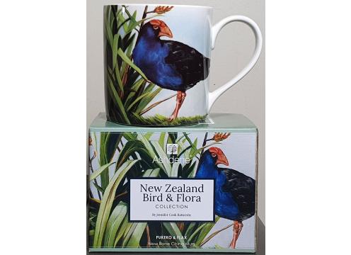 gallery image of Ashdene Mug NZ Bird & Flora - Pukeko