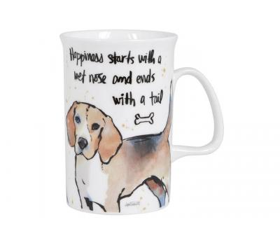 image of Ashdene Mug Think Pawsitive - Beagle
