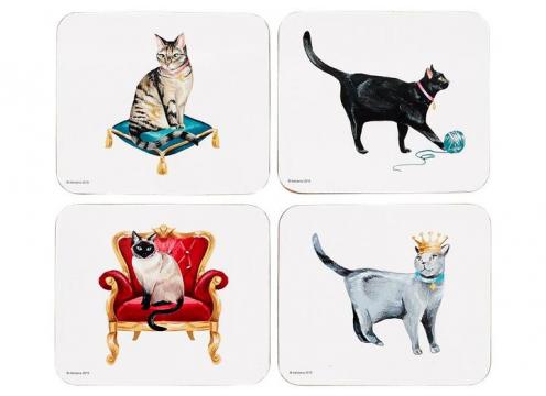 product image for Pampered Cat 4 Pk Coasters