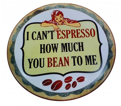 image of Funny Coffee Sign Round