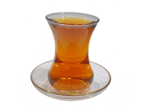 gallery image of Turkish Tea Glass & Saucer 