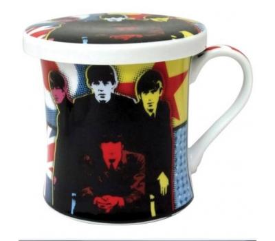 image of Pop Art Mug & Coaster - Fab 4 (Beatles)