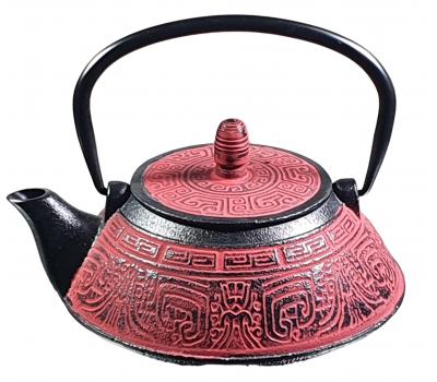 image of Cast iron Teapot Imperial Red