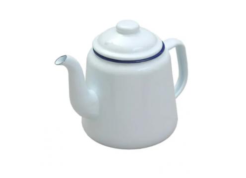 product image for Enamel Tea or Coffee pot White