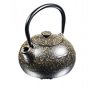 image of Cast Iron Teapot- Kocholo Black Dot