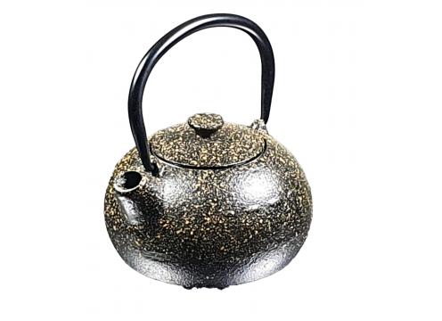 product image for Cast Iron Teapot- Kocholo Black Dot