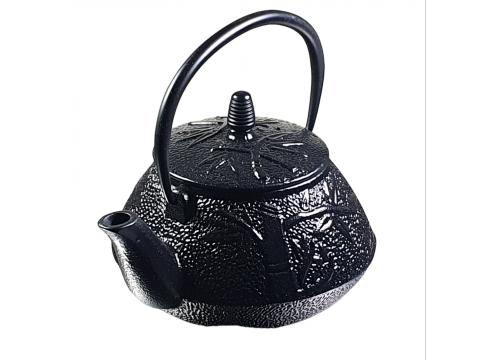 gallery image of Cast Iron Teapot - Bamboo Black