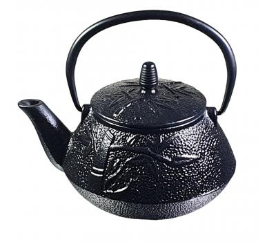 image of Cast Iron Teapot - Bamboo Black