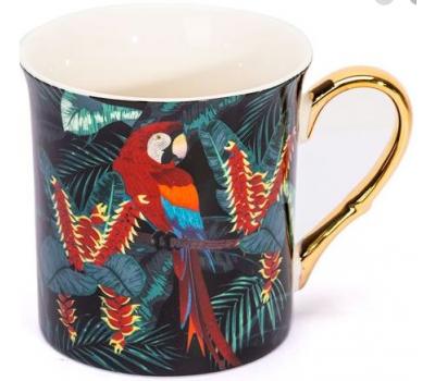 image of Ashdene In The Jungle Bone China Mug – Macaw
