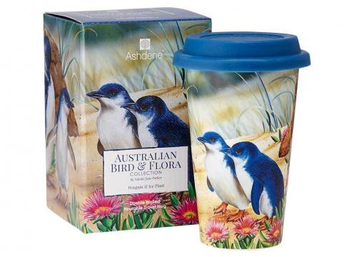 gallery image of ashdene aus bird & flora penguin travel mug