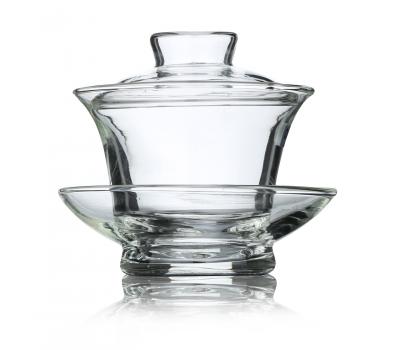 image of Chinese Gongfu Glass Gaiwan 