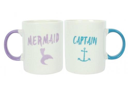 product image for Captain & Mermaid Mug Set