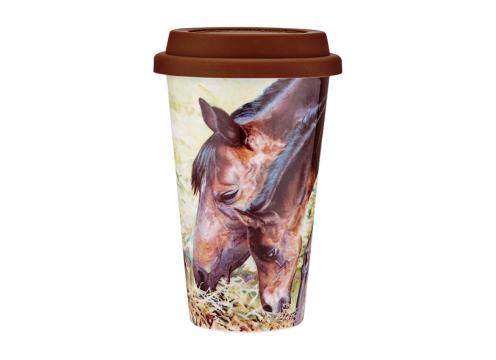 product image for Ashdene Beauty of Horses Morning Graze - Travel Mug