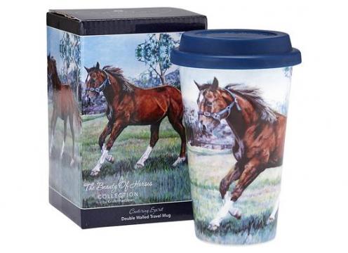 gallery image of Ashdene Beauty of Horses Cantering Spirit - Travel Mug