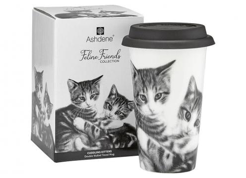 product image for Ashdene Friends Cuddling KittensTravel Mug