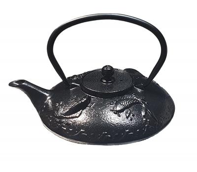 image of Cast Iron Teapot - Fantail Blackmoor 