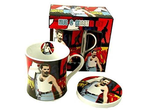 gallery image of Pop Art Mug & Coaster - Freddy Mercury