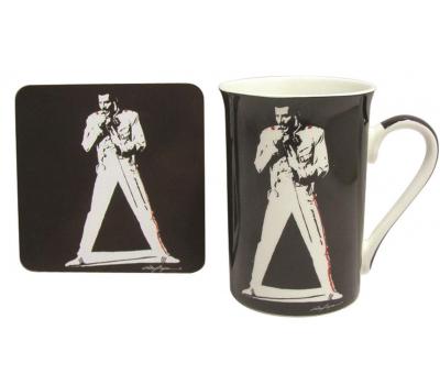 image of Pop Art Legend Can Mug & Coaster - Freddy Mercury