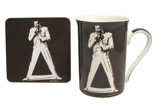 product image for Pop Art Legend Can Mug & Coaster - Freddy Mercury