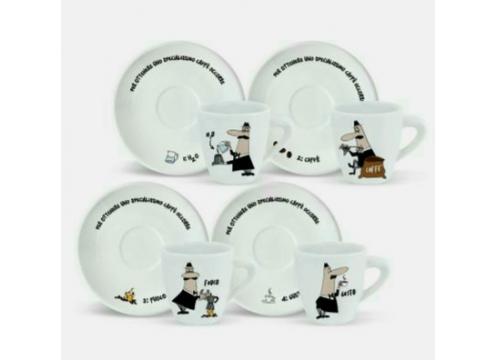 product image for Bialetti Espresso Cup -How To Make - 4 Piece Set
