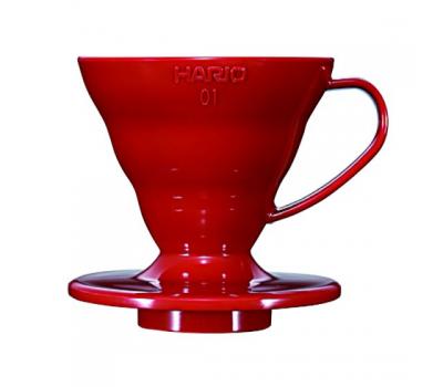 image of Hario V60 Dripper - Plastic Red